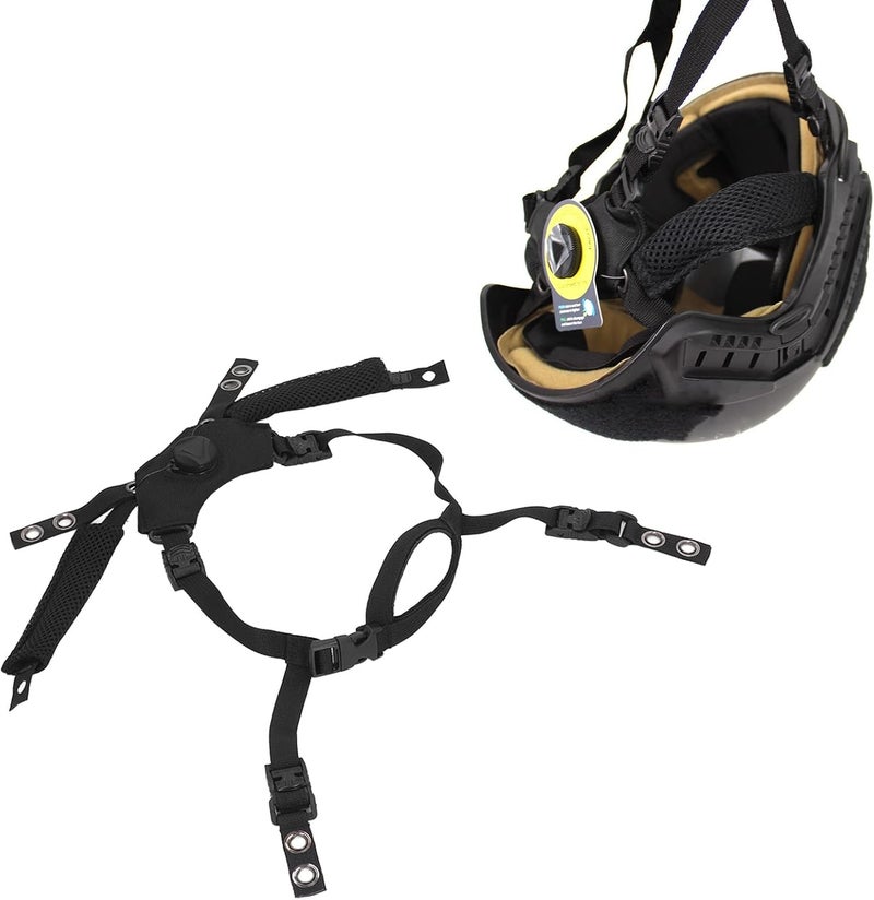 Bewinner Helmet Dial Suspension System Chin Strap, Tactical Airsoft Helmet Chin Strap, Hunting Advanced Fast Helmet Replacement Accessory for Outdoor - Image 4